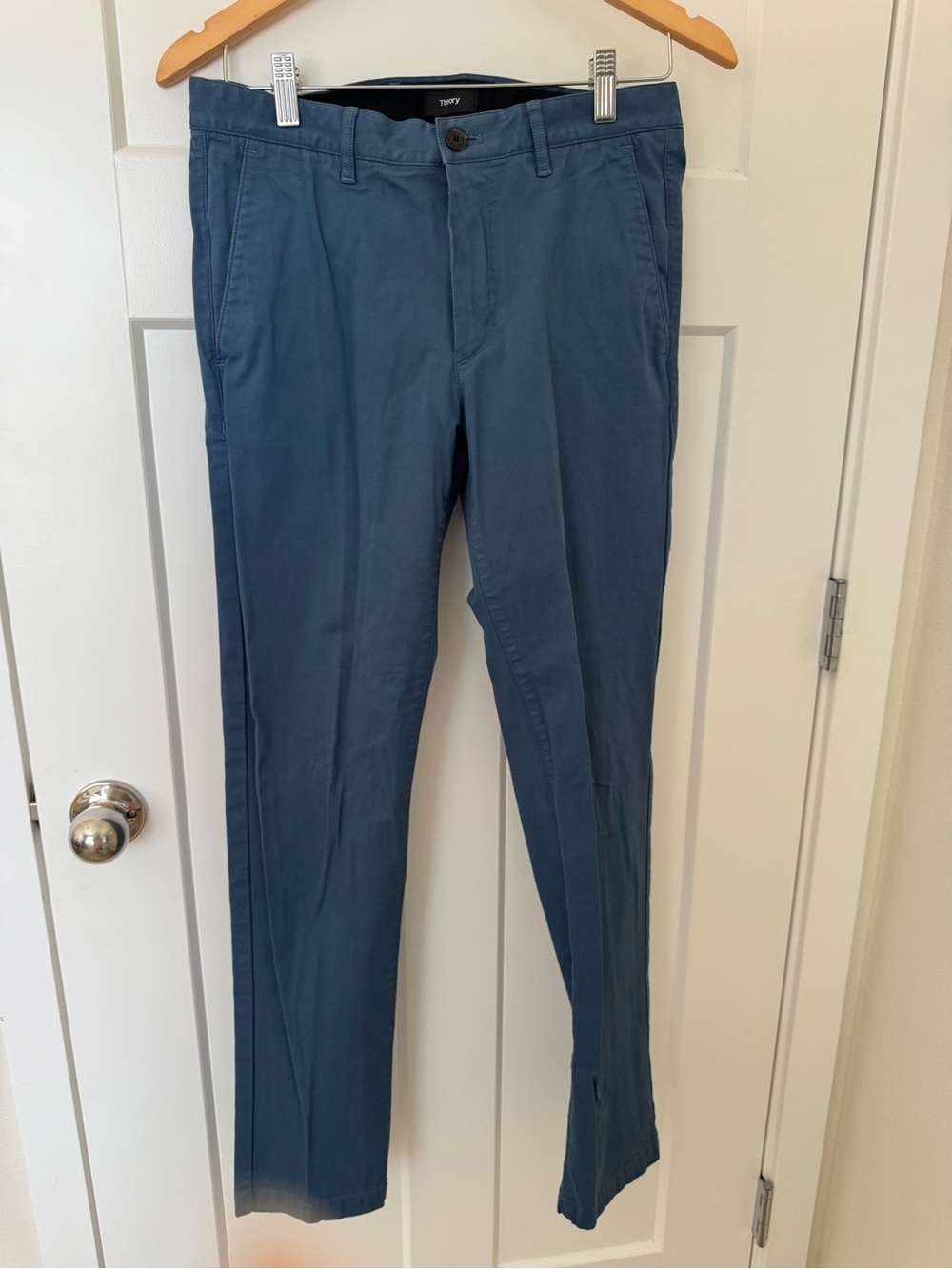 Theory Men's Slate Blue Chinos